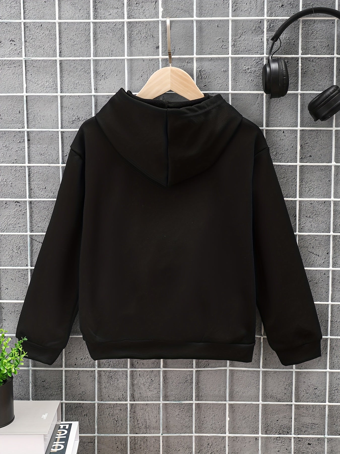 Boys Heart Graphic Hoodie Long Sleeve Sweatshirt