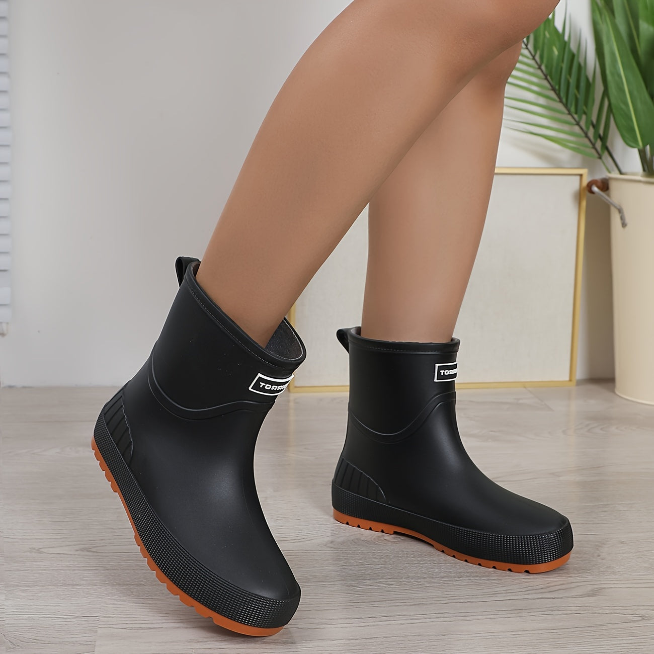 Women's Waterproof Outdoor Rain Boots Soft Sole Work Boots