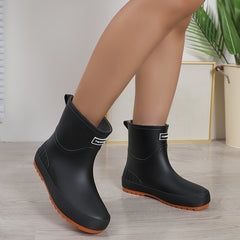 Women's Waterproof Outdoor Rain Boots Soft Sole Work Boots