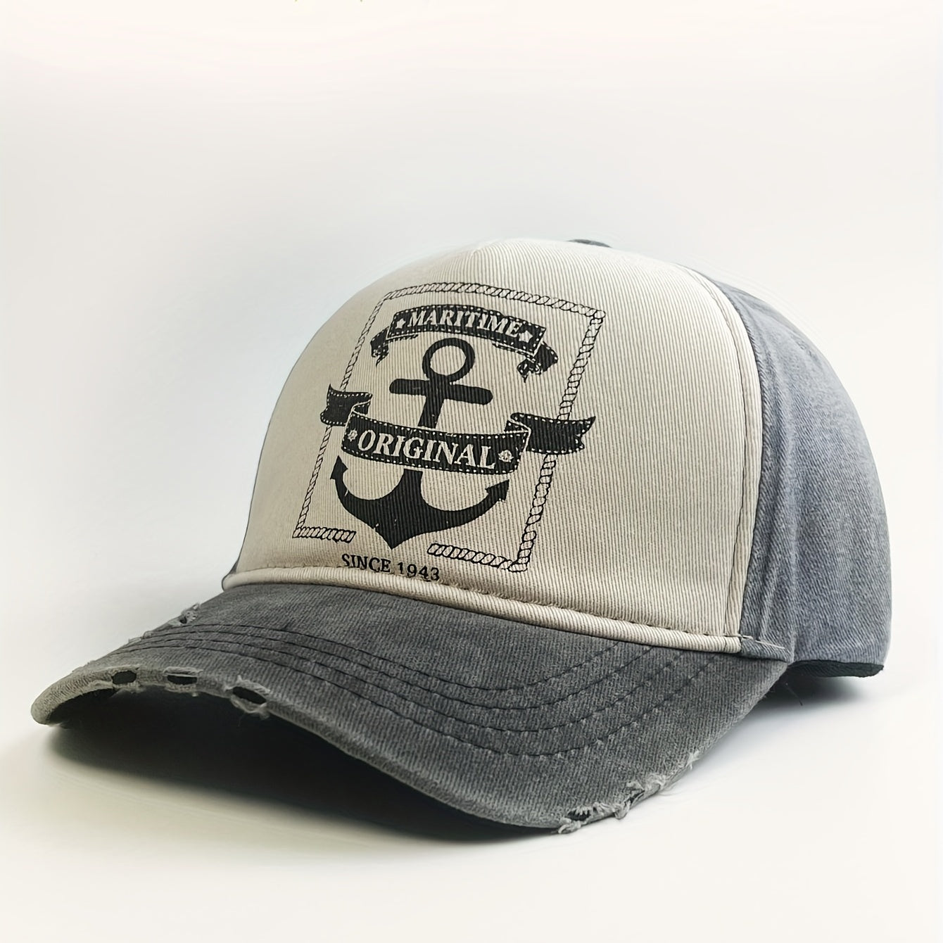 Outdoor Denim Printed Sunshade Baseball Cap