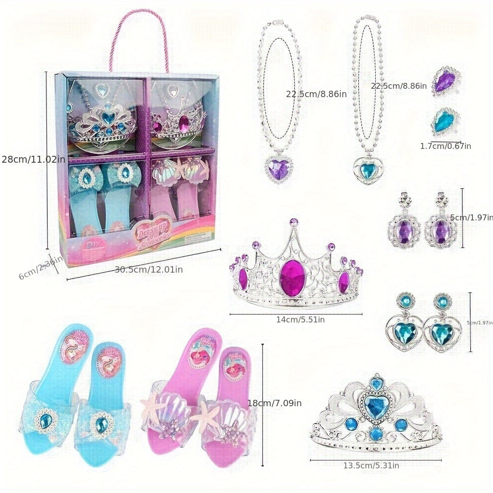 Princess Dress Up Toys & Jewelry Boutique Girl Role Play Set