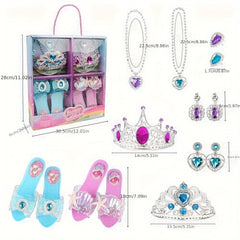 Princess Dress Up Toys & Jewelry Boutique Girl Role Play Set