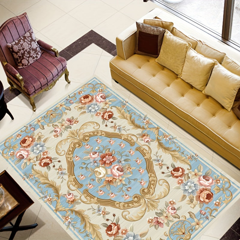 Boho Anti Fatigue Kitchen Rug - Vintage Absorbent Non Slip Carpet Mat