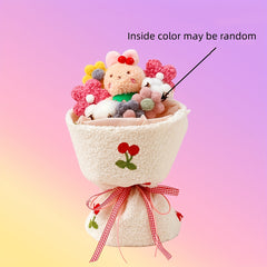 Girl Gift Cartoon Plush Doll Bouquet Flower for Birthday Mother's Day