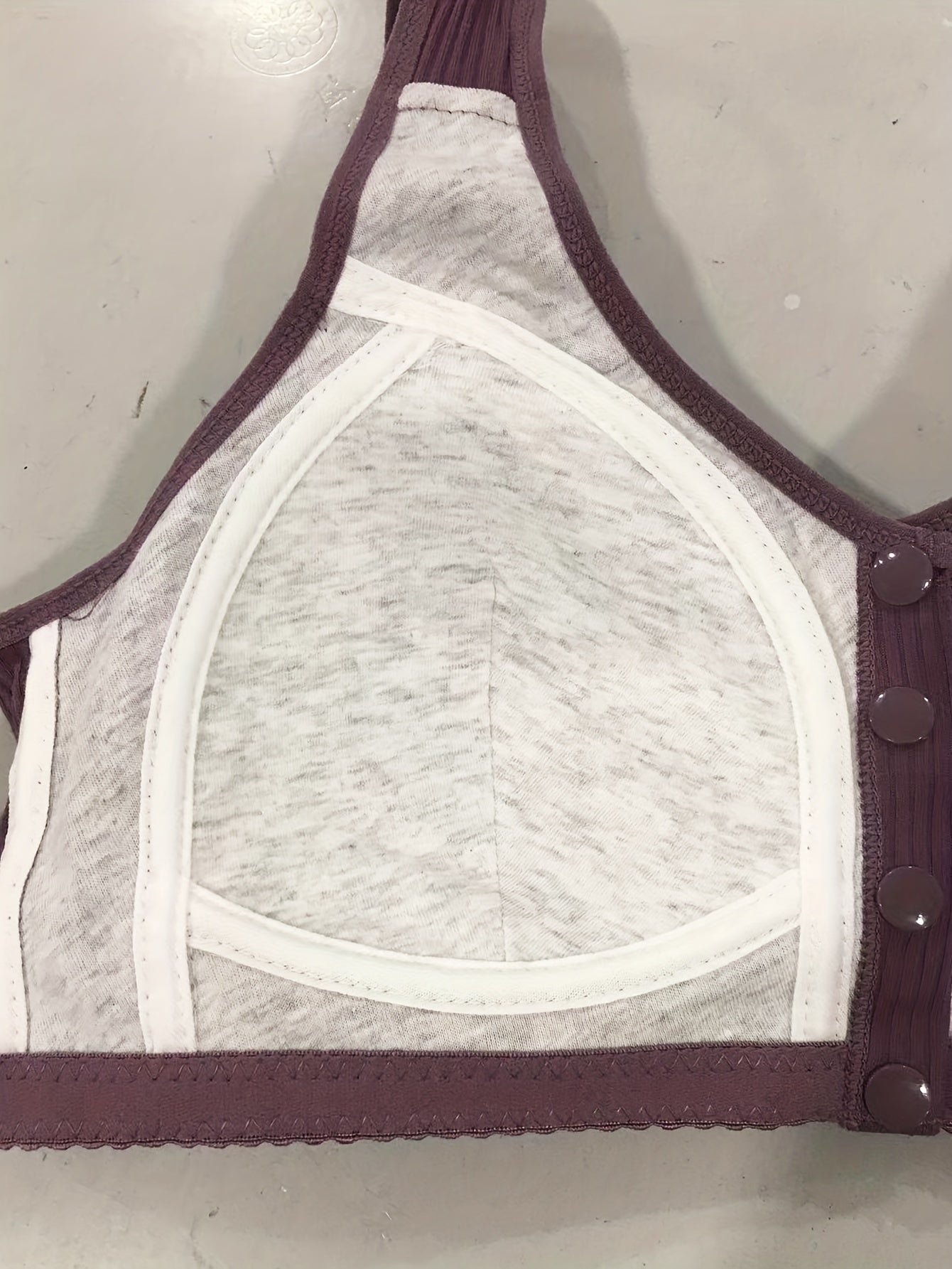 Plus Size Front Closure Wireless Comfort Bralette