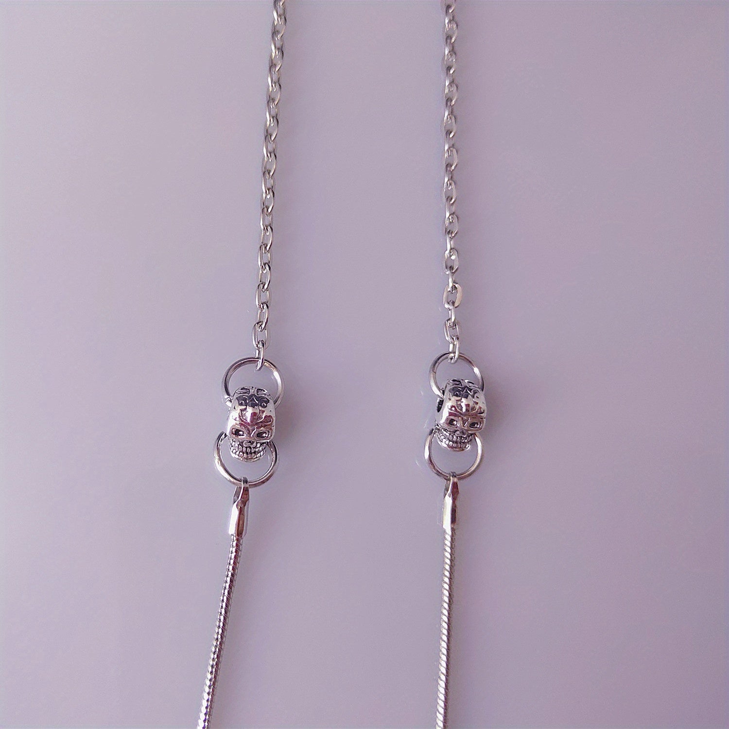Skull Head Glasses Chain for Men and Women