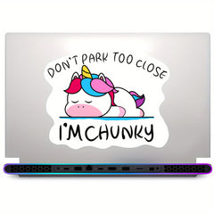 4pcs Chunky Stickers for Car Laptop Truck Window Bumper Decorative Decals
