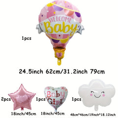 5pcs Baby Birthday Balloon Sets for Year Arrangement Party