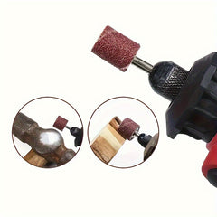51pc Sanding Drum Kit for Drills - Rubber Drum Mandrels, 50 Sanding Sleeves