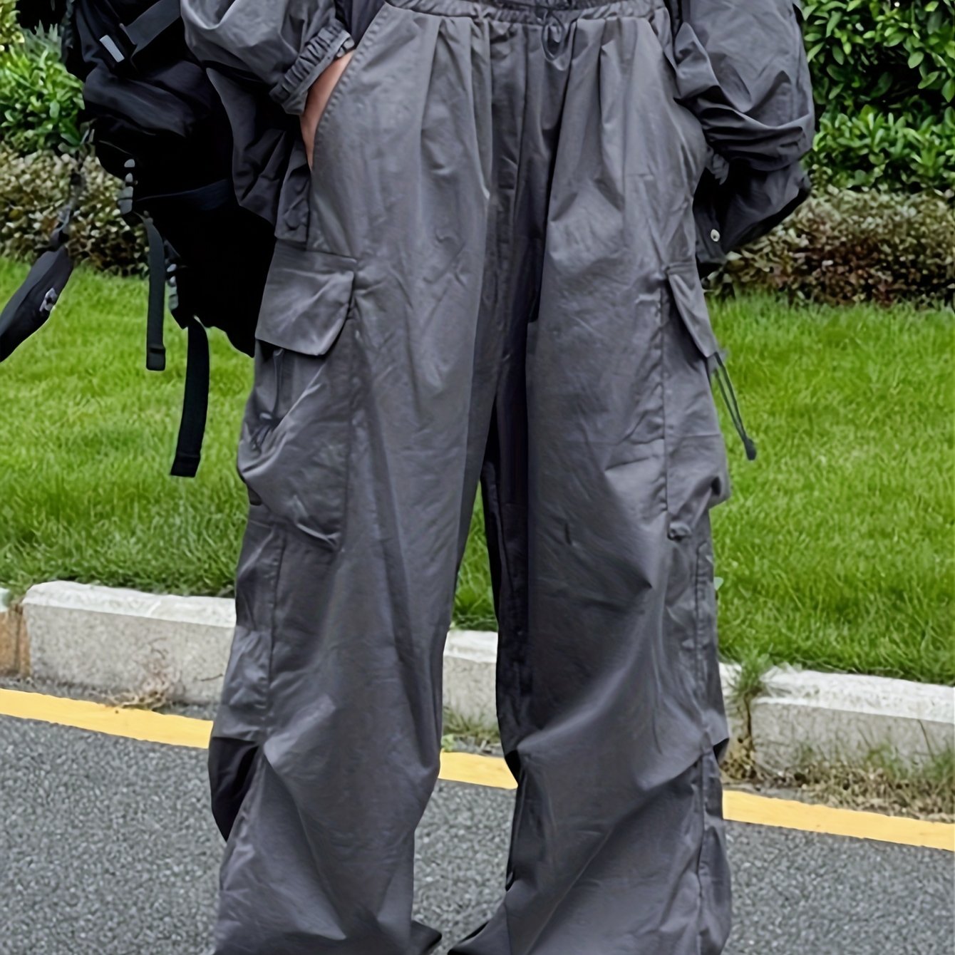 Y2K Street Style Cargo Pants Women Casual Loose Sports Hiking Athleisure
