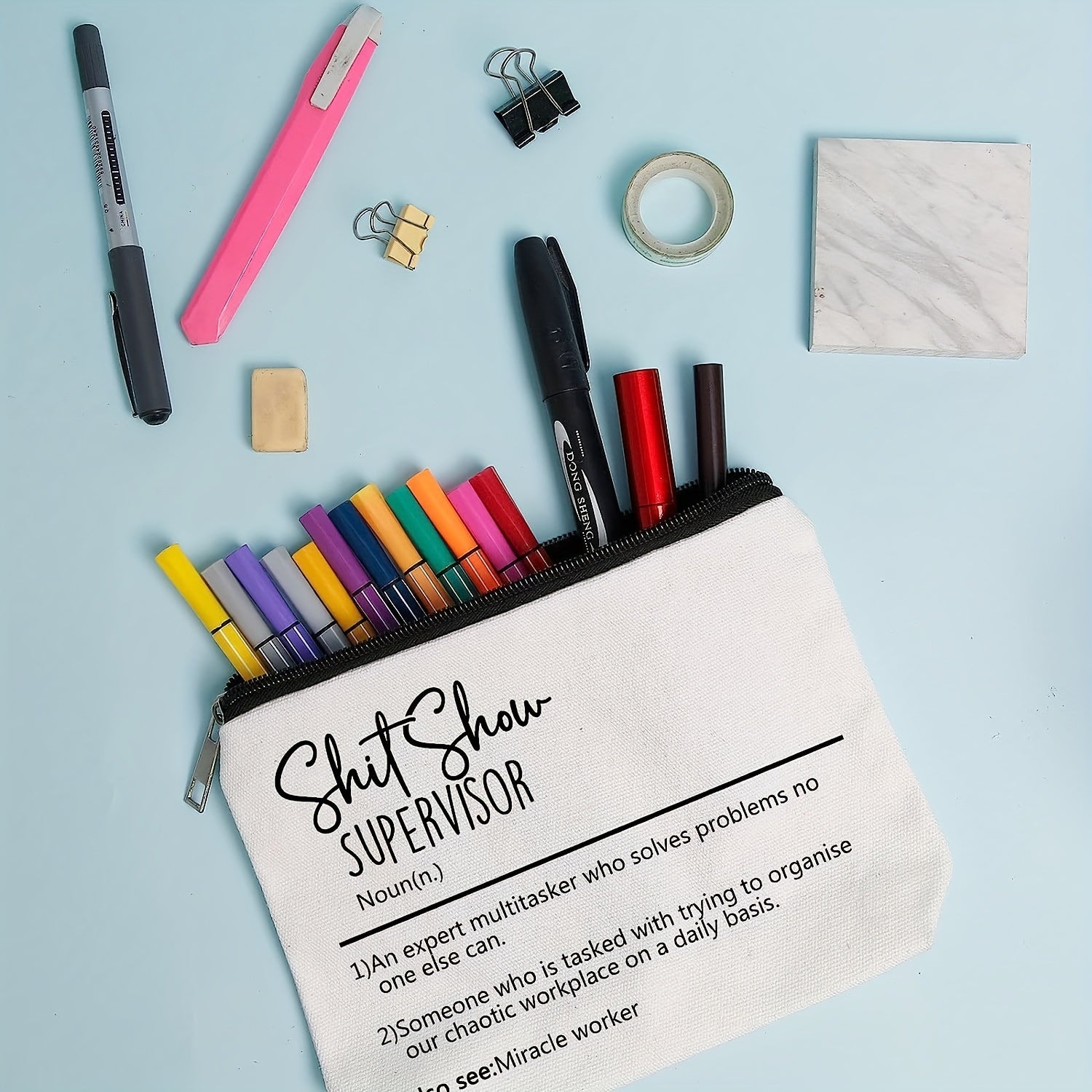 Portable Makeup Pouch Travel Toiletry Bag for Women