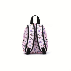 Pink Cartoon Unicorn Kids Backpack - Lightweight with Adjustable Straps
