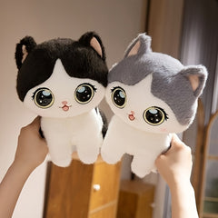 Creative Cat Plush Doll Kitten Stuffed Toy Birthday Gift for Girls