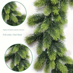 Artificial Pine Branch Christmas Wreath Desktop Decoration