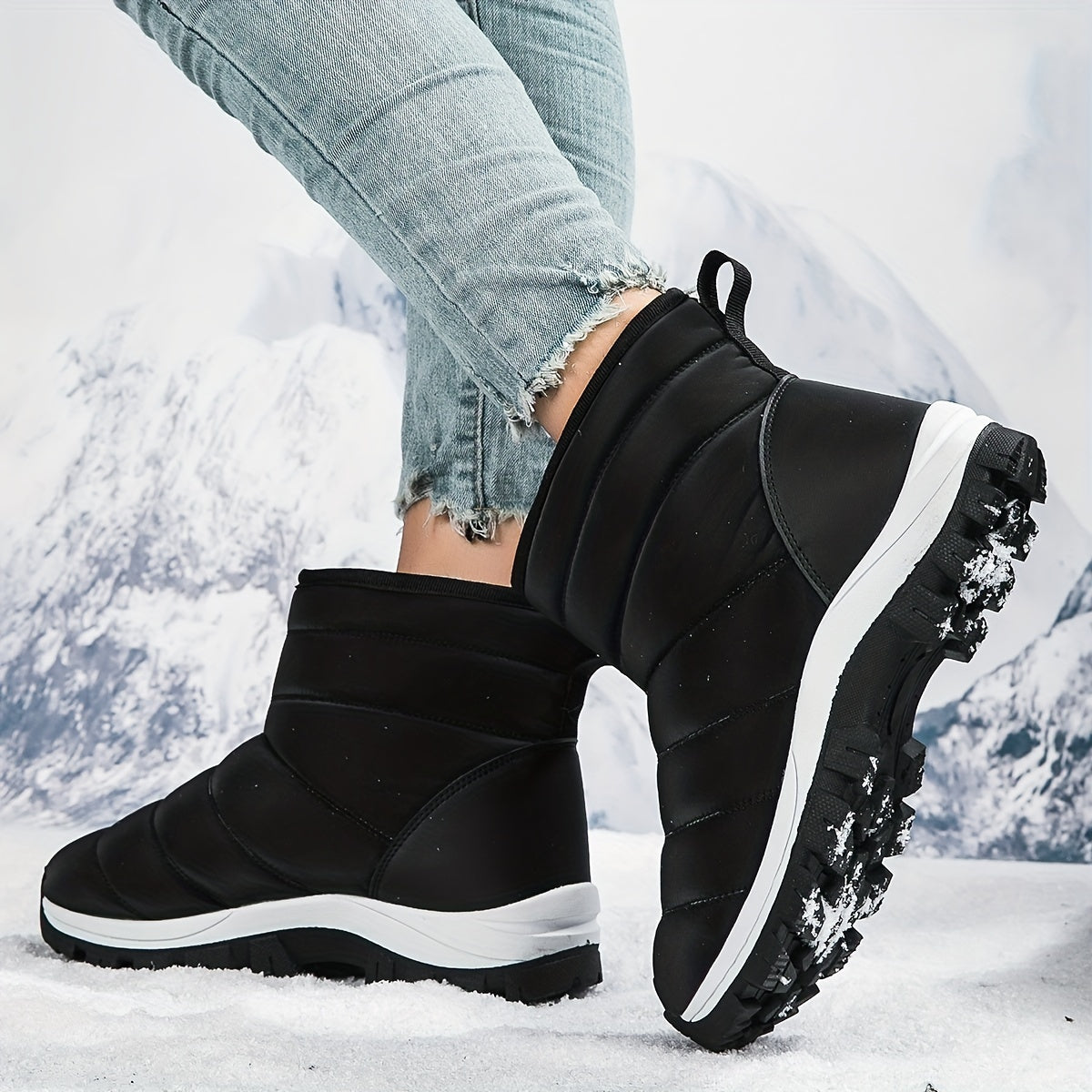 Women's Snow Boots Warm Winter Hiking Boots