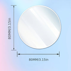 Portable 10X Magnifying Shower Mirror with Suction Cups