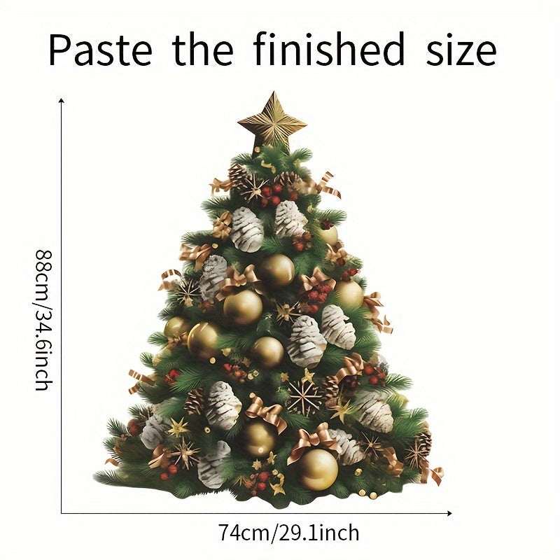 Christmas Tree Wall Decals Merry Christmas Wall Stickers