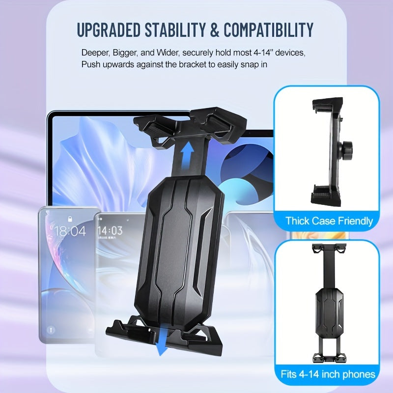 Car Phone Mount Tablet Holder Long Arm Gooseneck Suction Cup Mount