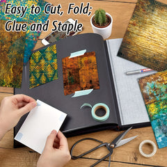 Origami Paper Scrapbook Pad 6x6 24 Sheets Single Sided Colored Patterned Paper