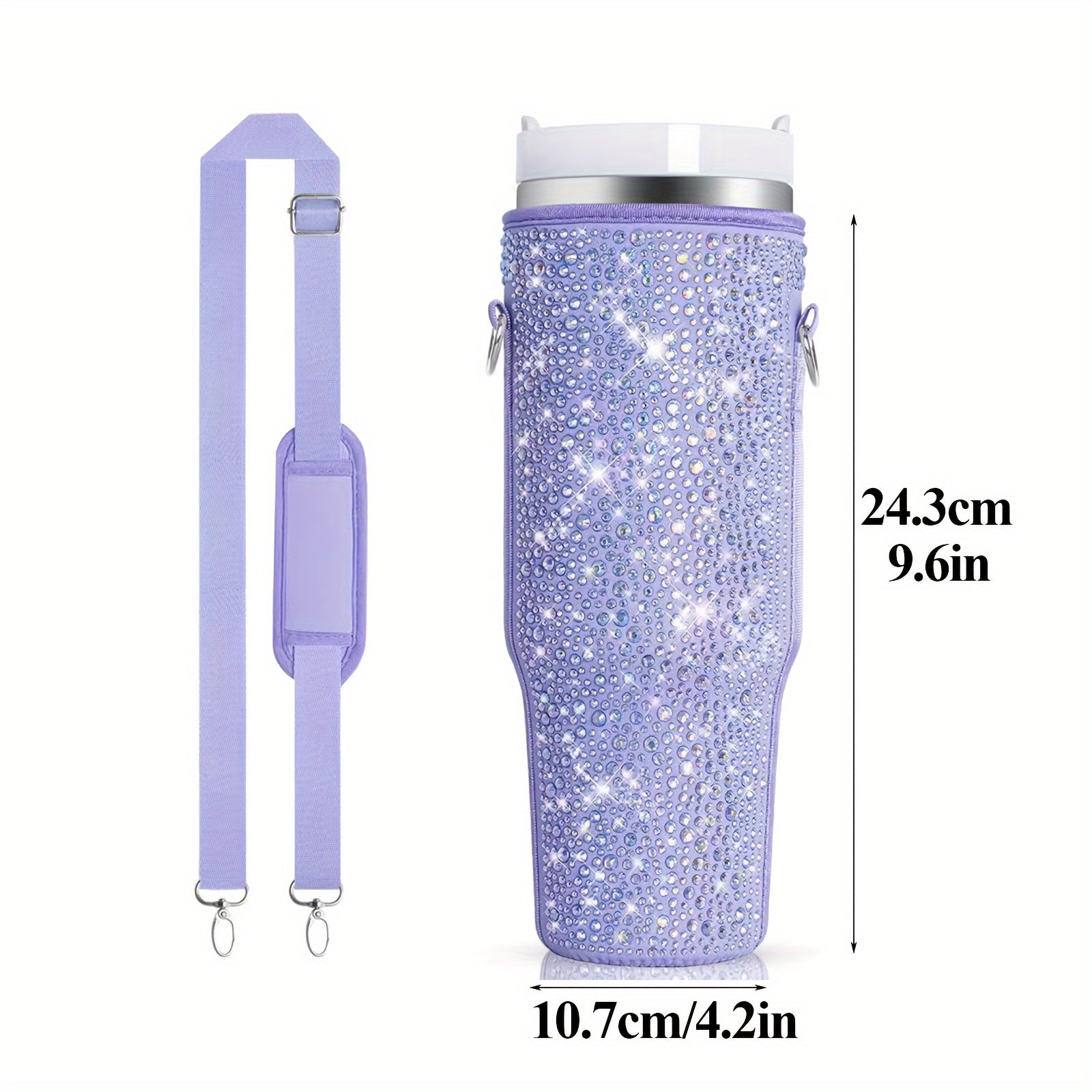 Insulated Water Bottle Carrier Bag For 40oz Bottle