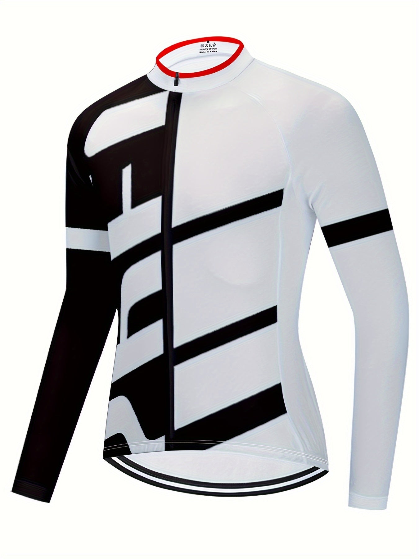 Men's Cycling Jersey Stretch Breathable Long Sleeve Sportswear