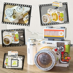 Retro Camera Assembly Building Blocks Creative Gift for Adults