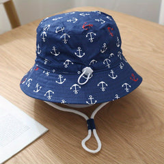 Kids Cartoon Fisherman Hat Breathable Outdoor Hats Boys Girls