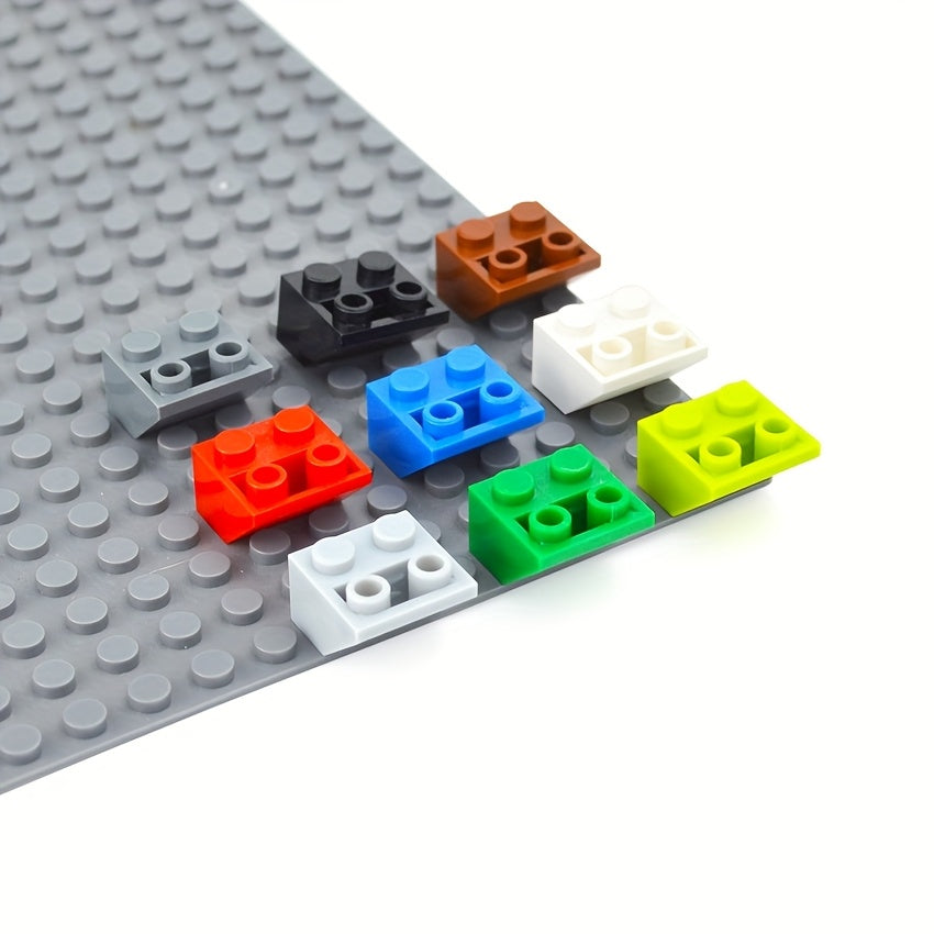 50pcs Building Blocks 2x2 Thick Bricks Compatible with 3660 Roof 45 Inverted Slo