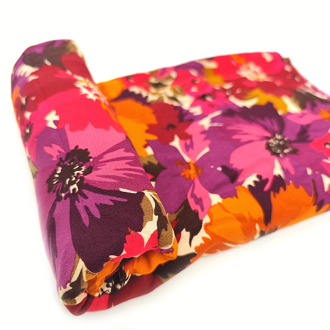 1yd Artificial Silk Fabric DIY Cloth Dress Quilt Cover Cut Size