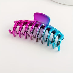 4pcs Block Hair Clip Claw Clip Headwear Hair Accessories For Girls