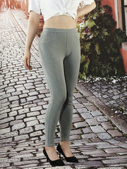 Solid Print Stretch Yoga Leggings High Waist Fitness Workout Gym Skinny Pants
