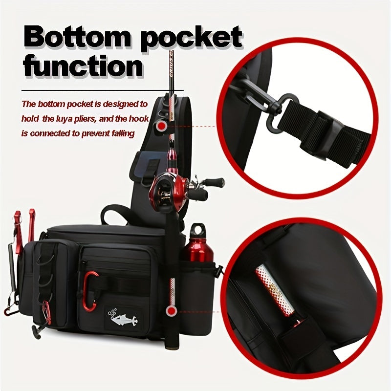 Camouflage Fishing Bag for Outdoor Fishing and Travel