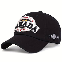 Canada Maple Leaf Baseball Cap Embroidery Hip Hop Sports Hat Adjustable