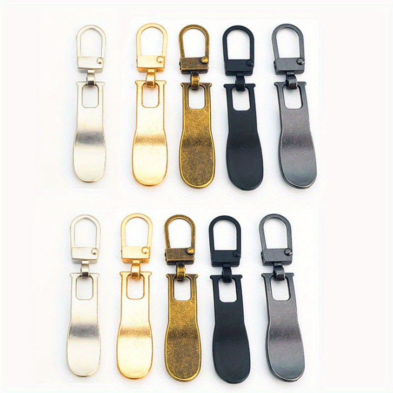 10pcs Zipper Sliders Replacement Kit DIY Clothing Decoration Sewing Tools