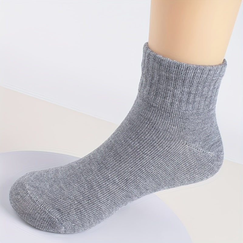 3 Pairs Boys High Elastic Breathable Comfy Socks For 4-12 Years