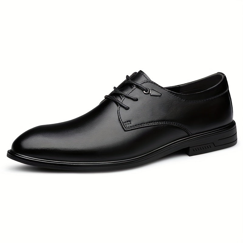 Men's Leather Derby Shoes Wear resistant Non Slip Dress Shoes