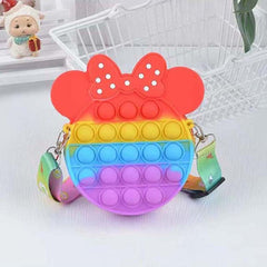 Girls Silicone Shoulder Bag Messenger Bag Coin Purse Wallet Children s Gift