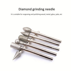 20pcs Diamond Grinding Head Kit for Carving, Grinding, Polishing, Jewelry Making