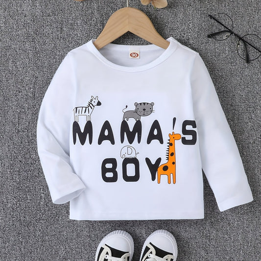 MAMA'S BOY Boys Sweatshirt for Spring Fall