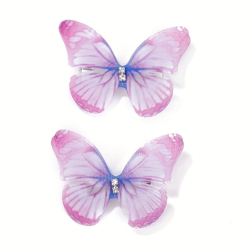 10pcs Butterfly Hair Clips for Baby Girls