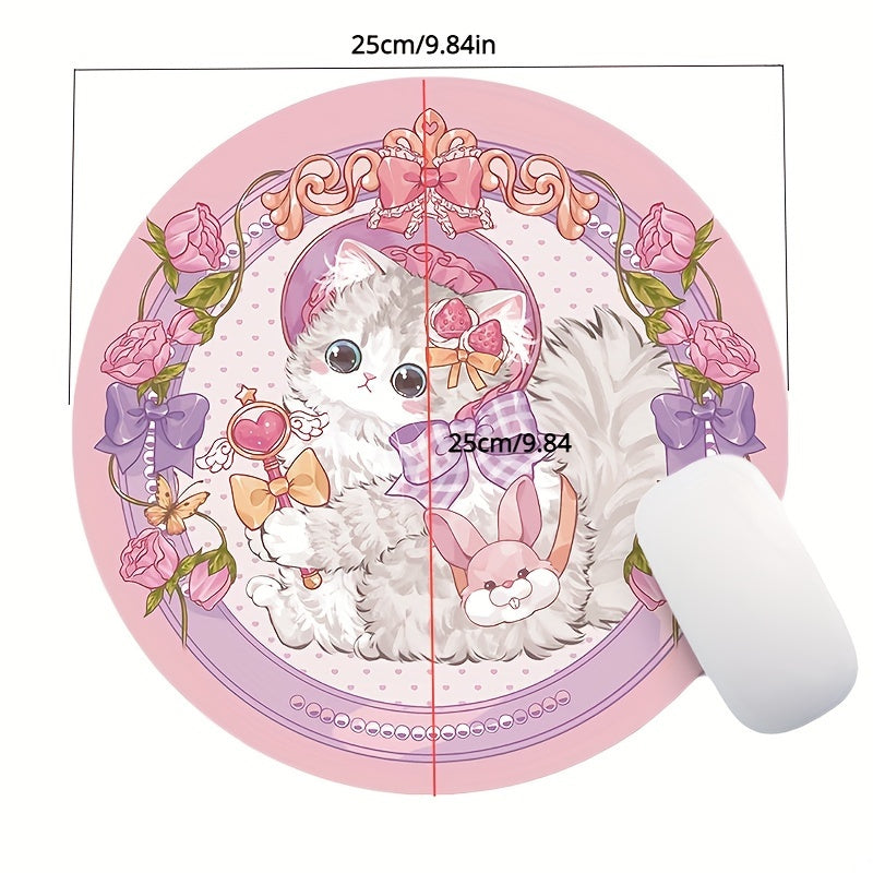 Cartoon Mouse Pad Non-slip Desk Mat Comfortable Keyboard Mat