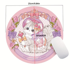 Cartoon Mouse Pad Non-slip Desk Mat Comfortable Keyboard Mat