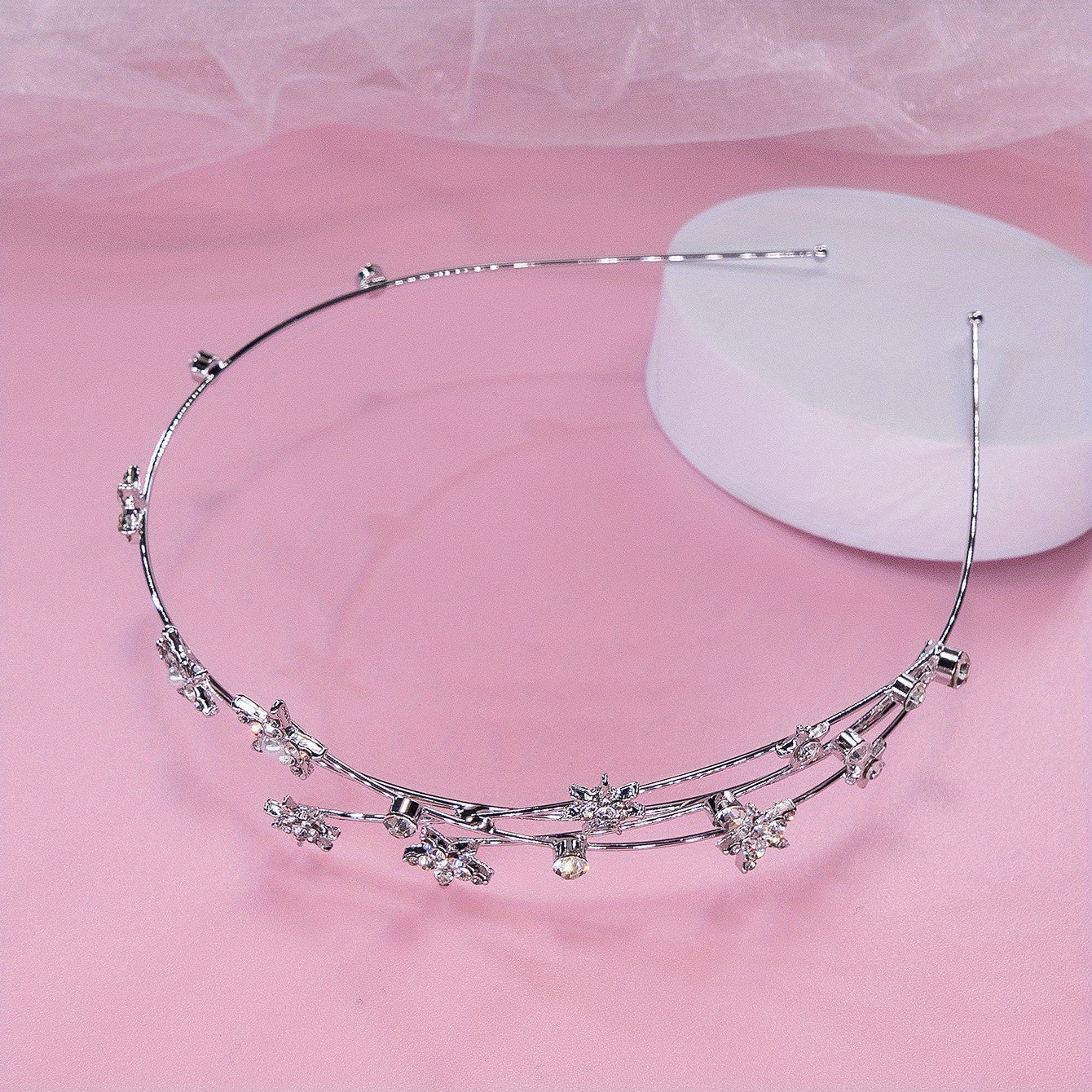 Star Shape Rhinestone Head Hoop Bridal Wedding Hair Accessories