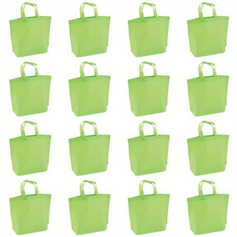 12 Reusable Tote Bags Non-woven Shopping Party Gift Bags