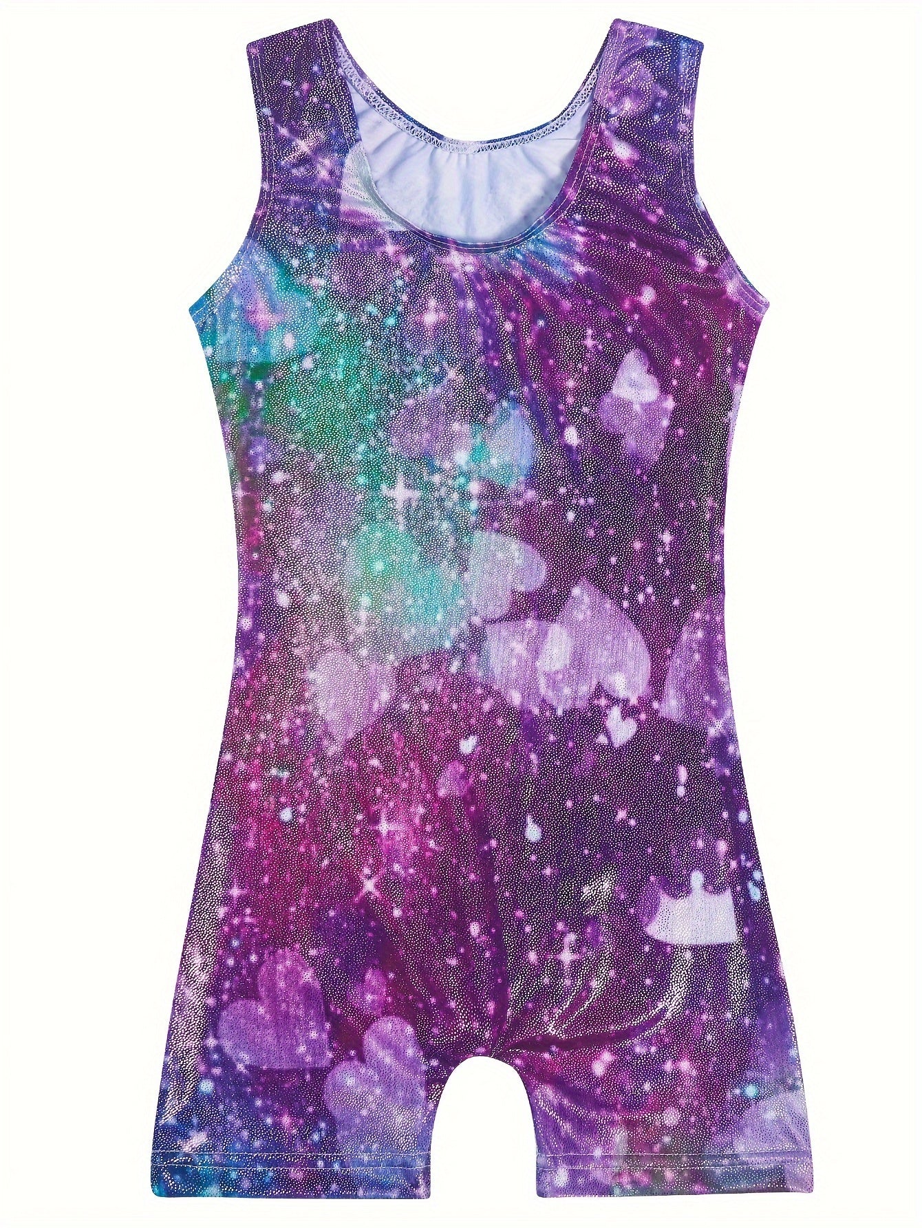 Starry Night Gymnastics Suit for Girls