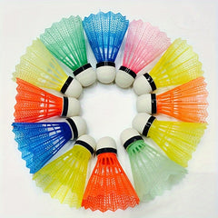 12pcs Colorful Plastic Foam Badminton Ball for Outdoor Training
