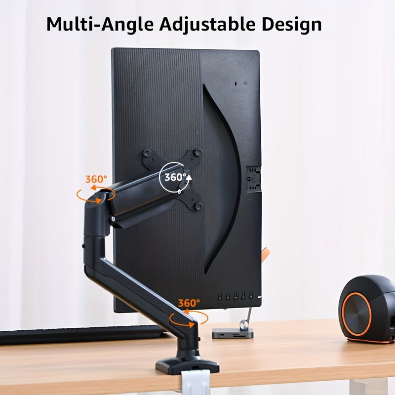 Gas Spring Monitor Arm Single Monitor Mount 13-28 cm Adjustable Stand