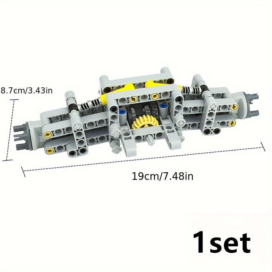 High Tech Gear Wheels Building Blocks Set