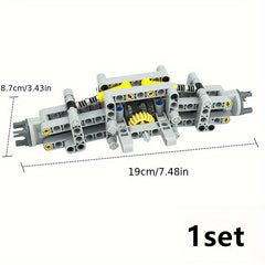 High Tech Gear Wheels Building Blocks Set