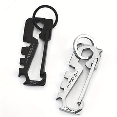 Stainless Steel Keychain 12 In 1 Multifunctional Creative Key Chain